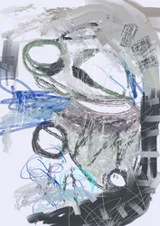 抽象的なコーヒーカップ