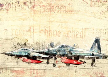 ヴィンテージの戦闘機