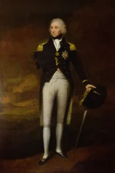 ネルソン子爵提督の肖像 (1758-1805) (キャンバスに油彩)