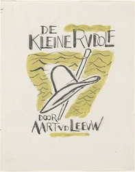 ブックカバーのデザイン: Aart van der Leeuw, De kleine Rudolf, 1930