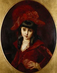 赤いドレス、1881