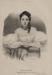 ジュリエット・ドルーエの肖像 1806-1883, 1832.