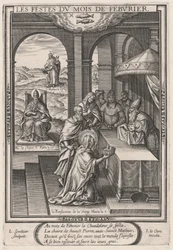 Les Festes du mois de Feburier (2月: 聖母の浄化)