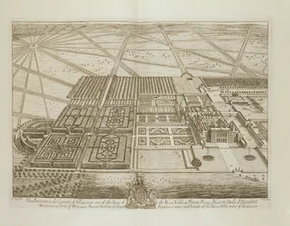グロスター郡のバドミントンハウス、ヨハネスキップ（c.1652-1722）によって彫刻（192765も参照）