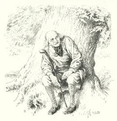 年老いた男が樫の木に言った（彫刻