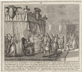 1725 年、1727 年 2 月 8 日のピョートル大帝の死