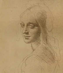 女性の頭、c1472-c1519 1883、