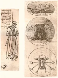 ベルナルドディバンディーノバロンチェッリの絞首刑とエンブレムの絵、c1472-c1519 1883。