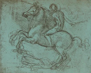 スフォルツァ記念碑の研究、c1482-c1499 1883