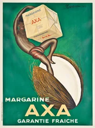 アクサ・マーガリンの広告ポスター、1931年