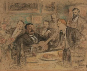 コンスタンティンコロビンスのネームデイパーティー、1912