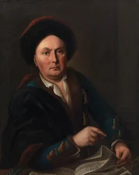 歌手ルートヴィヒ・ローデウェイク・ヴァン・ベートーヴェンの肖像 1712-1773..., 1773.