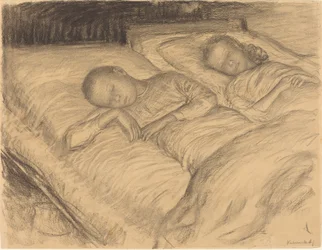 芸術家の子供 オオカミとアンナ 眠っている