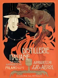 イタリアの蒸留所、1890年代。