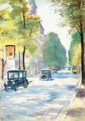ストリートシーン、