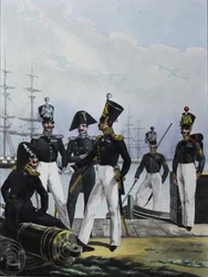 警備隊ÉquipageArtillery CompanyおよびGuards Cargo Company、1829