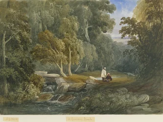 グリーンウェイ銀行：水彩画、nd [c1830-1840]