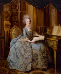 ラ・プティット・レーヌ」または「マダム・ソフィーの肖像」 1770-74年頃（油彩・キャンバス