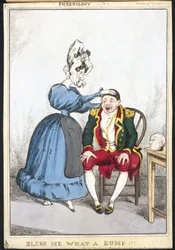 骨相学「Bless Me What a Bump」1820～1830年頃
