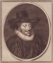ヨーク大司教ジョン・ウィリアムズ（1582-1650）の肖像、ジョン・ゴールダー（1729-1795）による銅版画