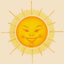 笑顔の太陽、ドローイング