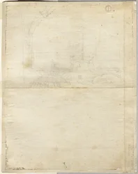 1664年、ラテラーノヴェルソのサンジョヴァンニのスケッチ。