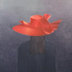 Red Hat、2004年（キャンバスにアクリル）