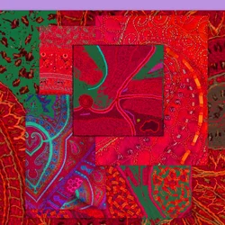 COLLAGE OF COLOR, 2018（ミクストメディア）