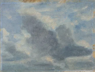 空の習作、1850年頃