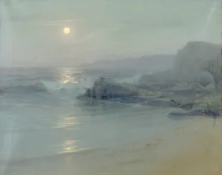 海の月明かり」1899年