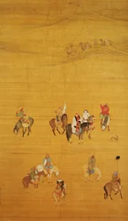 クビলাই・カーン（1214-94年）の狩猟、元朝