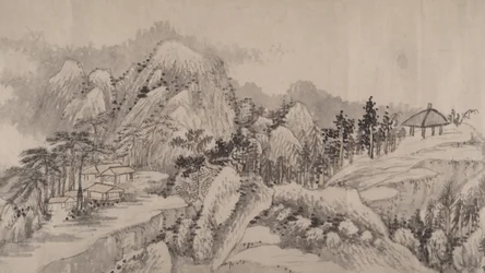 1678年に作成された「人里離れた谷と深い森」。