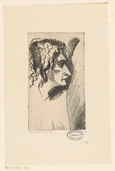 女性の頭 Tête de femme IV (原題)