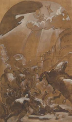 聖パウロの改心』1587-89年頃。