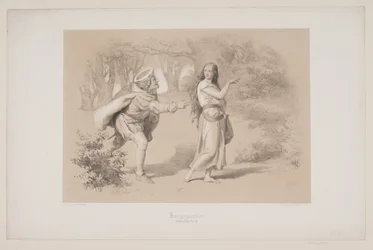 Kongsgården、ページ。 69、Christian Winther の「Flight of the Deer」の挿絵