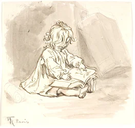 リリーは読んでいます