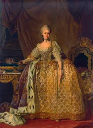 ブランデンブルク＝クルムバッハのソフィア・マグダレンの肖像、1700～1770年、1773～1776年。