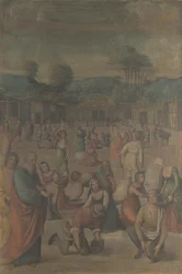 1508年以降、モーセの物語からマナを集めたイスラエル人