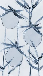 穏やかな綿の茎