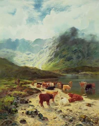 ロスシャー湖、1888