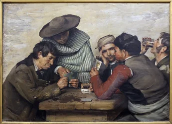 スペイン人ルイ・カプデビエール（1850-1905）の絵画、油彩・キャンバス