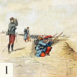 文字I：歩兵、"Je serai soldat"(Iwill be a soldier) - 軍事用アルファベット