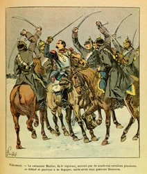 ルイ・ボンブルド（1862-1927）が描いたユージン・セルジュの東部軍、通称グルネスト（独仏戦争、1870-1871年のキャンペーン）。Villersexelの戦いで、プロシア軍に囲まれた第5連隊の戦艦Marlierは、何とか