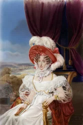 女王マリー・アメリの肖像、1839年頃（絵画）
