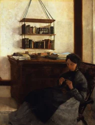 アーティストの母、1877
