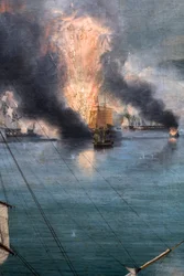 ナヴァランの戦い；スファクテリア島南端からの眺め