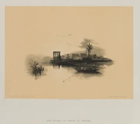 エジプトとヌビア、ボリュームII：フィラ島、ヌビアのヌビア、1847年。