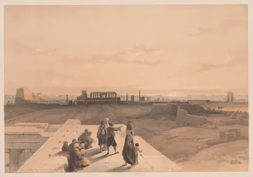 エジプトとヌビア：ボリュームI-No. 38、カルナック遺跡、1838。