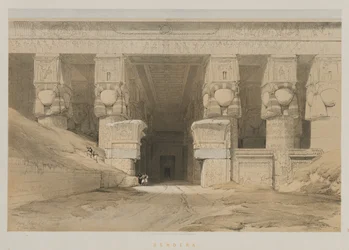 エジプトとヌビア、ボリュームI：Dendera、1847。