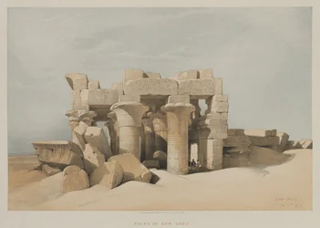 エジプトとヌビア、ボリュームI：Kom-Ombo、1846。